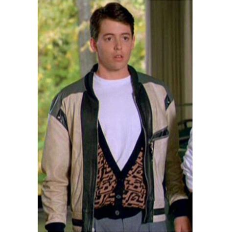 ferris bueller leather jacket replica|ferris bueller's day off vest.